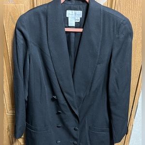 Black double breast jacket